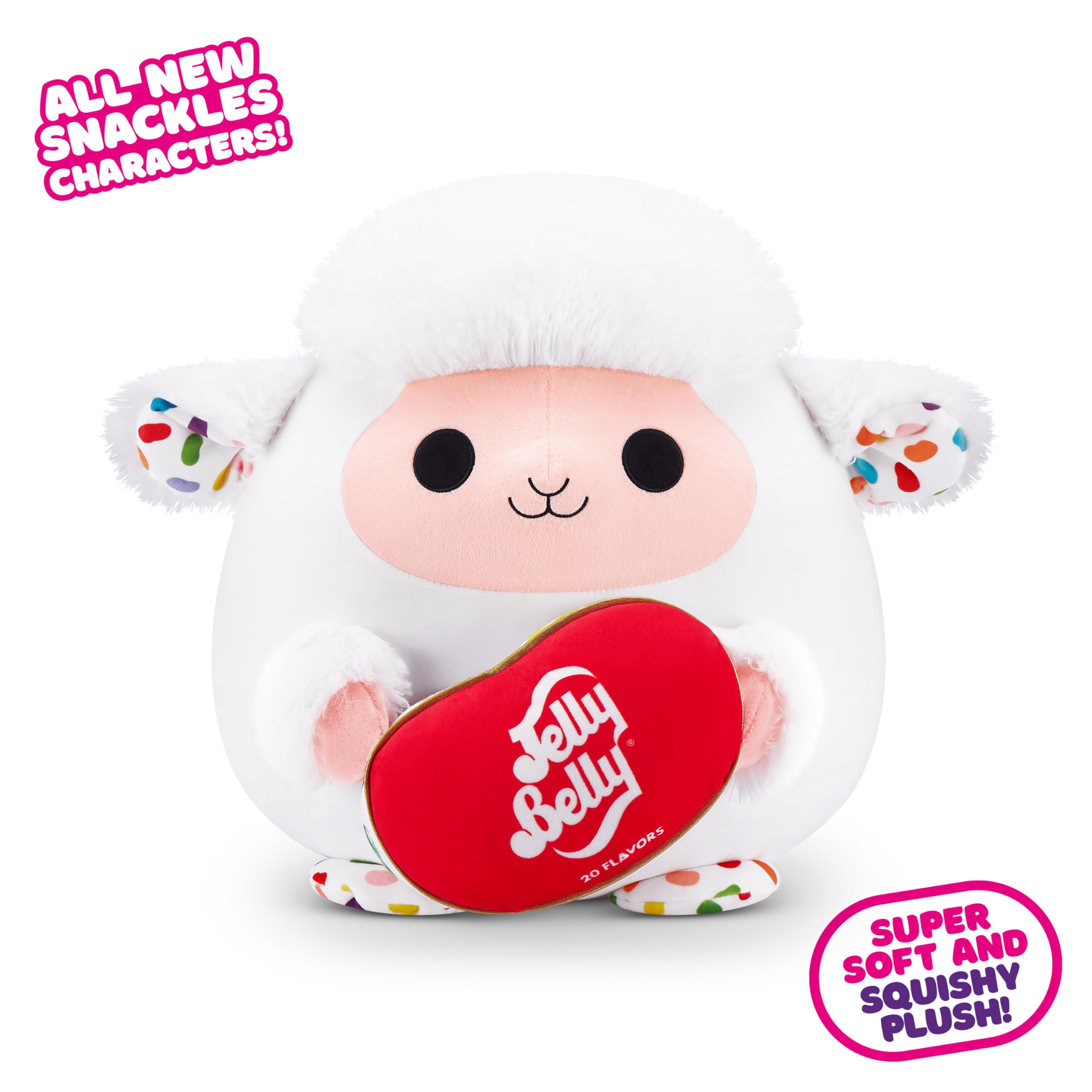 Amazon.com: Snackles Series 2 Lamb & Jelly Belly 16 Inch Plush by